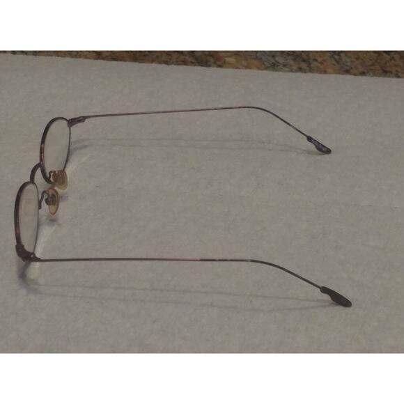 St. Moritz Womens Eyeglasses Frames Full Rim Metal Rosetta Burgundy 46-18-140 - Picture 6 of 6